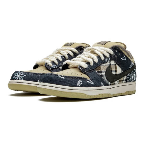 入手困難！お洒落に♪travis dunk 偽物 ナイキ スーパーコピー SB Dunk Low Travis Scott (Special Box)コラボ CT5053-001