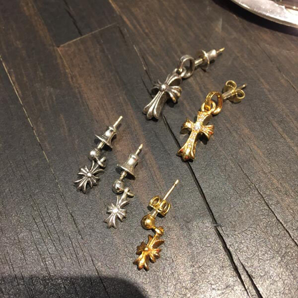 ベビーファット 偽物★クロムハーツ スーパーコピー 22K ピアスEarring Baby Fat chpi29