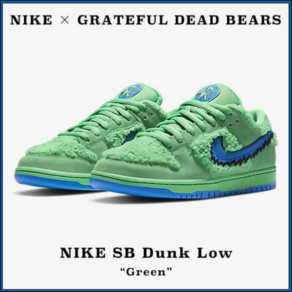 ナイキ スニーカー コピー【ナイキ×GRATEFUL DEAD BEARS】激レア SB Dunk Low CJ5378-700