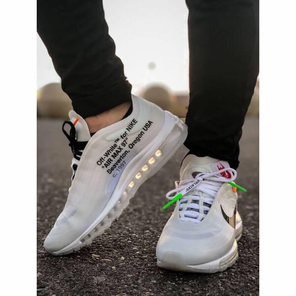 ナイキ オフ ホワイトランニングシューズ Air Max 97 OG The Ten WHITE  【スニーカー コピー】AJ4585-001