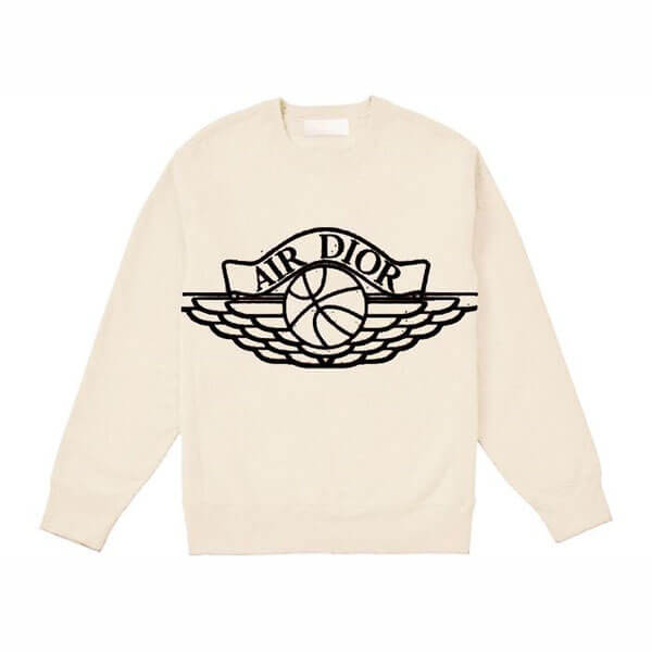 【人気商品】お洒落に♪ディオール ジョーダン コピー ディオール x ナイキAir Jordan Wings Sweater NATURAL 偽物