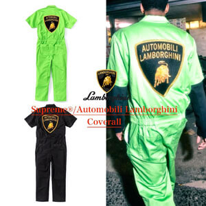 SS20 シュプリーム 偽物 Automobili Lamborghini Coverall ランボルギーニ カバーオール ツナギ