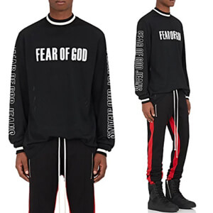 Fear of God クラシックロゴ ロングスリーブ Tシャツ MESH MOTOCROSS JERSEY