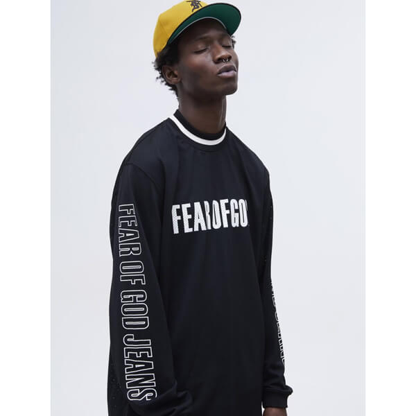 Fear of God クラシックロゴ ロングスリーブ Tシャツ MESH MOTOCROSS JERSEY