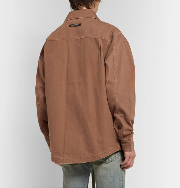 新着★FEAR OF GOD★コットンキャンバスシャツジャケット 全2色