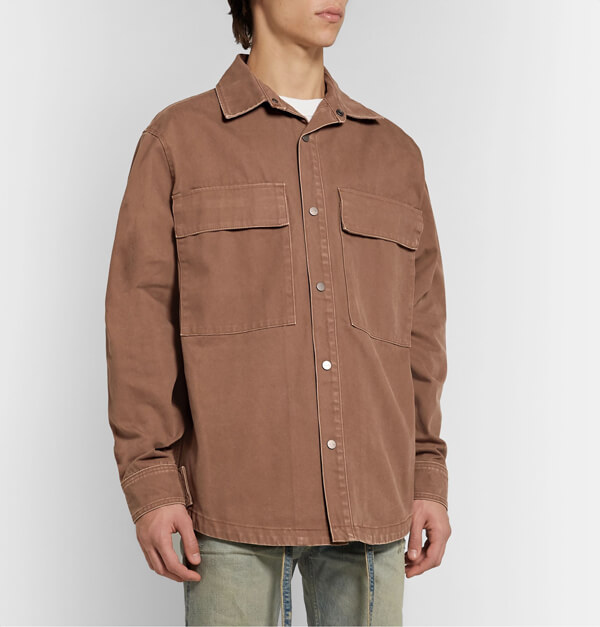 新着★FEAR OF GOD★コットンキャンバスシャツジャケット 全2色