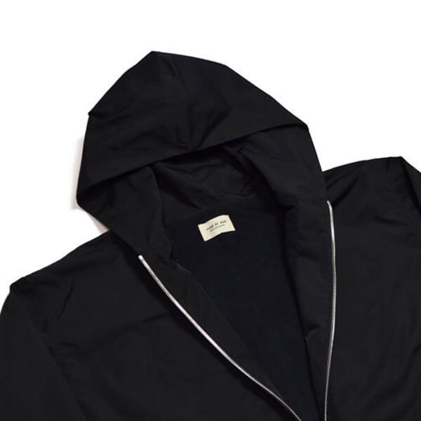 【FEAR OF GOD パーカー 偽物】 NYLON FULL ZIP HOODIE【即発送】