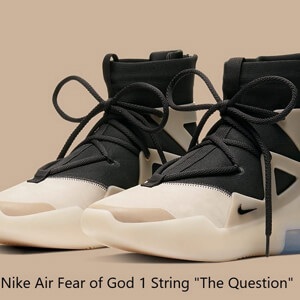 ナイキ Air Fear of God 1 String The Question ストリングクエスチョン 偽物