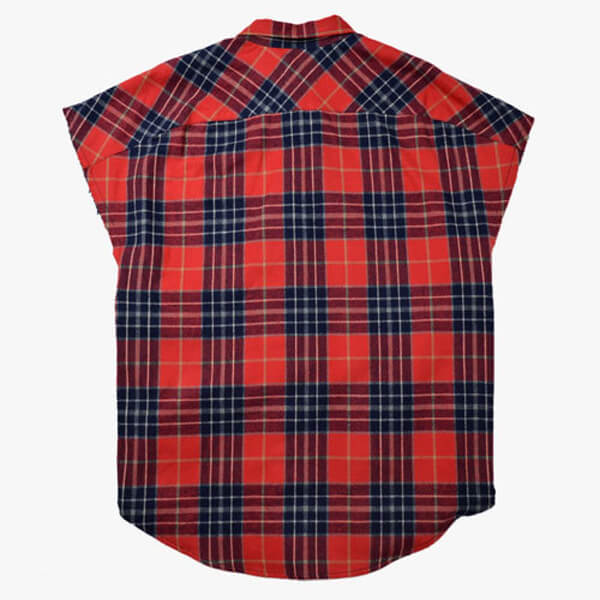 【FEAR OF GOD】The Sleeveless Flannel【即発送】