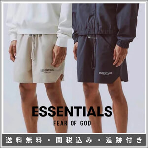 大人気【essentials ハーフパンツ 偽物】Fear of God / FOG Essentials Nylon Active Shorts アクティブショーツ 33900