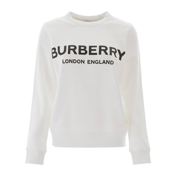 バーバリー トレーナー  コピー BURBERRY Logo print cotton sweatshirt 8011443A1464