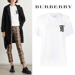バーバリー Tシャツ コピー∞∞ Burberry ∞∞ モノグラム motif cotton Tシャツ☆