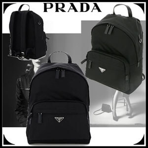 PRADA★ナイロン サフィアーノ レザー バックパック