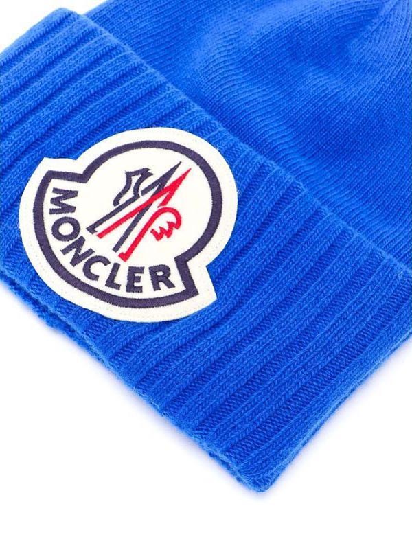 2020新作品 モンクレールスーパーコピーMoncler Tricotビッグロゴビーニーキャップ