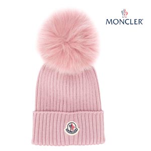 新作2020秋冬 大人もOK【MONCLER モンクレールスーパーコピー】ロゴ ポンポンウールニット帽