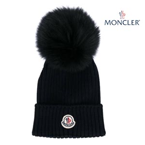 2020秋冬大人气新作もOK【MONCLER モンクレールスーパーコピー】ロゴ ポンポンウールニット帽