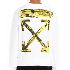 ホワイト オフ ホワイト トレーナー 偽物【Off-White】ARROWS SWEATSHIRT OMBA025F19E30010 0160