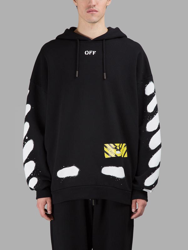 オフ ホワイト レプリカ パーカー 通販 OFF WHITE SPRAY DIAGONALS HOODIE PARKA