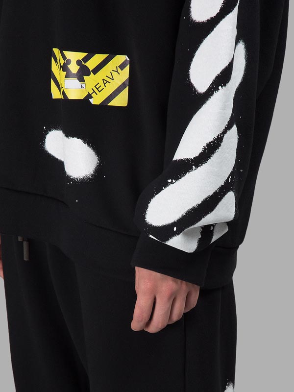 オフ ホワイト レプリカ パーカー 通販 OFF WHITE SPRAY DIAGONALS HOODIE PARKA