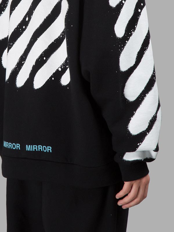 オフ ホワイト レプリカ パーカー 通販 OFF WHITE SPRAY DIAGONALS HOODIE PARKA