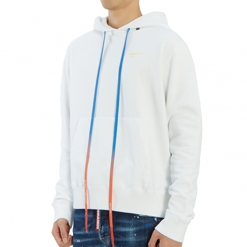 ホワイト オフ ホワイト パーカー 偽物 Off White Arrows Hoodie 芸能人