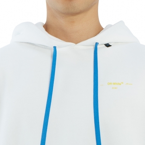 ホワイト オフ ホワイト パーカー 偽物 Off White Arrows Hoodie 芸能人