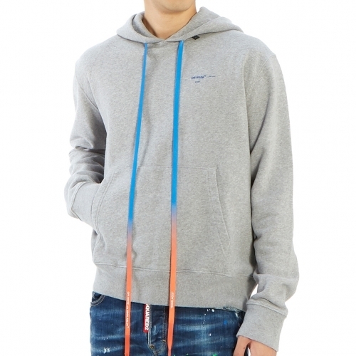 (オフ ホワイト 偽物 パーカー) off-White ARROWS スリム HOODIE  芸能人OMBB034F19E30010