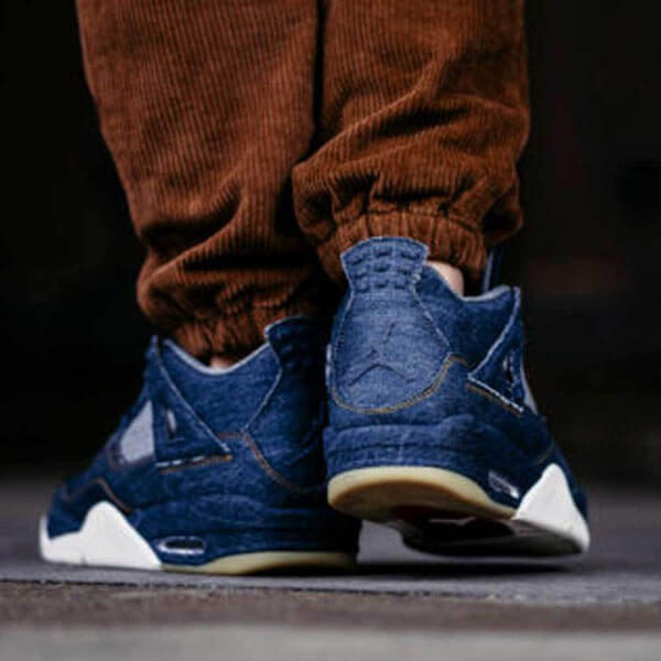 送関込 LEVI’S × ナイキAIR JORDAN 4 RETRO NRG LEVIS リーバイス 青/黑/白