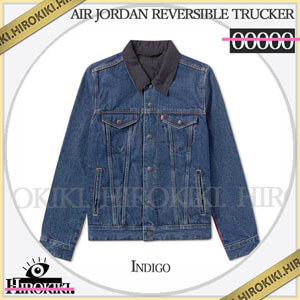 ナイキAIR JORDAN LEVIS REVERSIBLE TRUCKER JACKET LEVIS BLUE