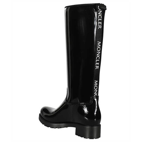 モンクレール 偽物 レインブーツ Moncler 4G701.00 04747 GINGER Boots - Black