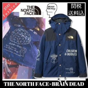 超入手困難 限定ｺﾗﾎﾞ激ﾚｱ!The North Face×Brain Dead ﾏｳﾝﾃﾝﾊﾟｰｶ