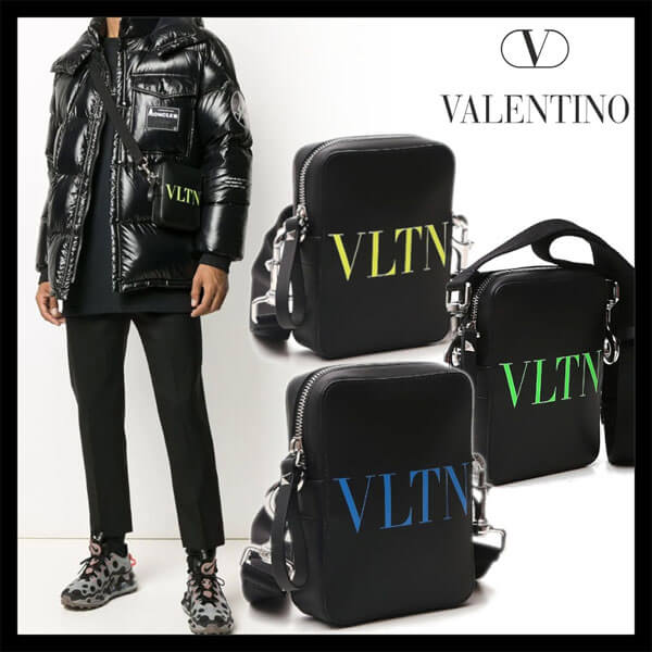 VALENTINO ∞ VLTN ロゴ レザー ミニショルダーバッグ UY2B0943FQK