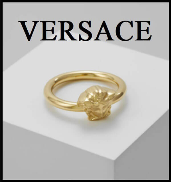 関税送料込【VERSACE】メドゥーサヘッド スタッド☆ピアス