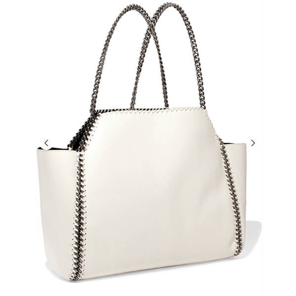 ステラマッカートニー  トートバッグ  Falabella reversible fauxbrushed-leather