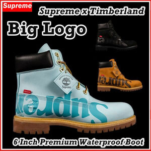 シュプリーム 靴 偽物 ティンバーランド ビッグ ロゴ 6-インチ プレミアム ウォータープルーフ ブーツ