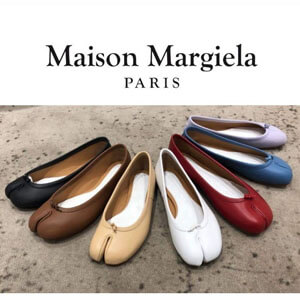メゾンマルジェラ フラット コピー バレエフラットシューズ【TABI】Maison Margiela S58WZ0042PR516T2157