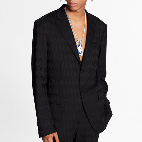 ルイヴィトン x NBA★PATCH SUIT JACKET スーツジャケット 偽物 アウター 長袖 ★2色 1A8I58