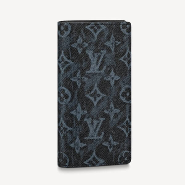 LV ポルトフォイユ・ブラザ NM 長財布☆モノグラム Pastel Noir M80019