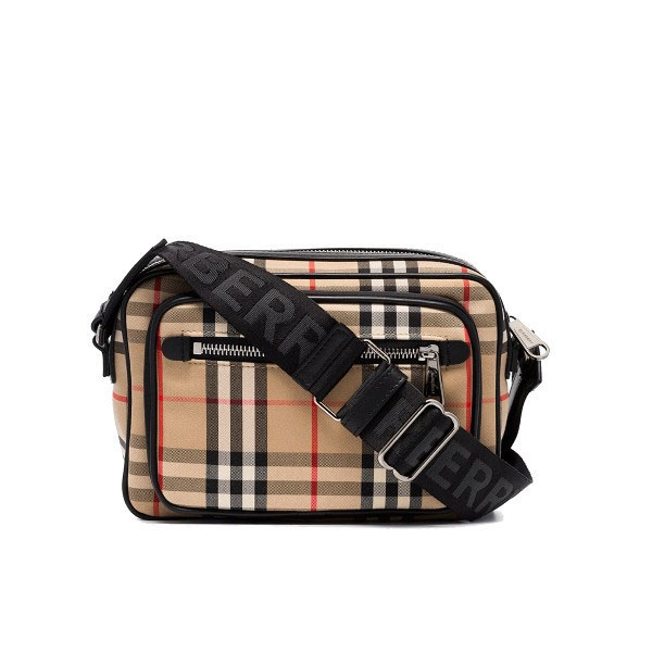 【バーバリー】Vintage Check and Leather Crossbody Bag 8010152