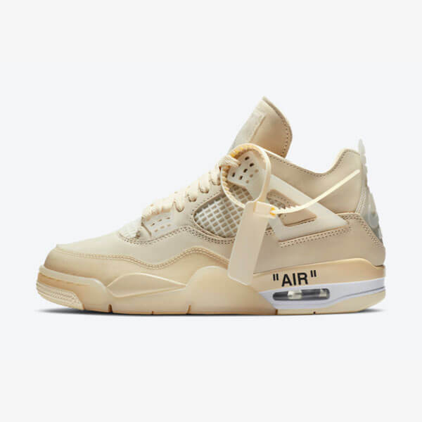 オフホワイト×ナイキOFF-WHITE×ナイキAIR JORDAN4 SP WMNS SAIL CV9388-100