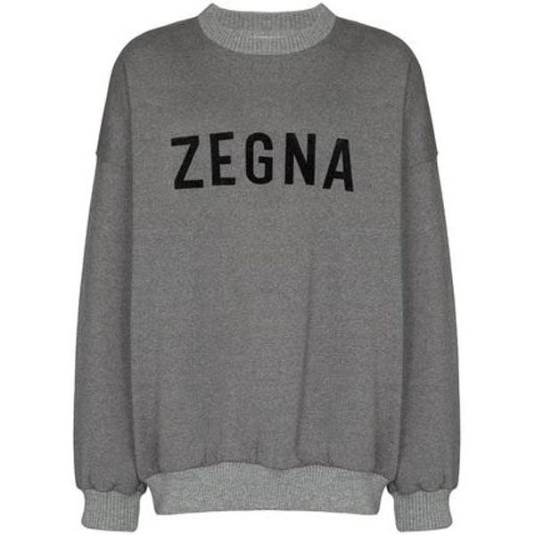 FEAR OF GOD x ZEGNA | GREY OVERSIZED SWEATSHIRT スウェット