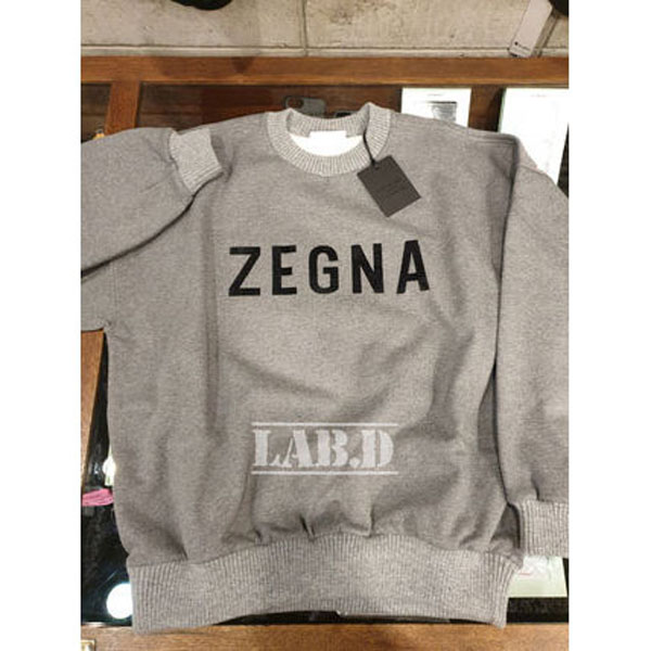 FEAR OF GOD x ZEGNA | GREY OVERSIZED SWEATSHIRT スウェット