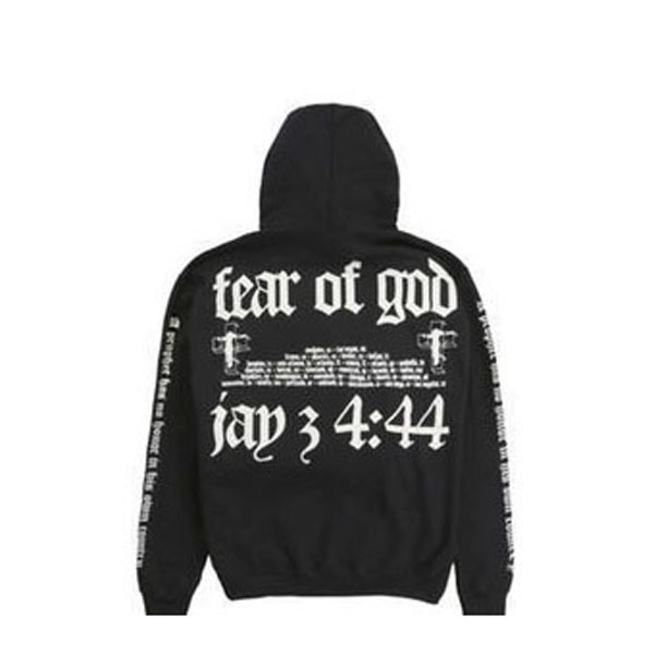 2021SS 新作 Maxfield限定 fear of god JAY-Z 『4:44』パーカー