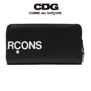 COMME des GARCONS Wallet Huge Logo コムデギャルソン 長財布
