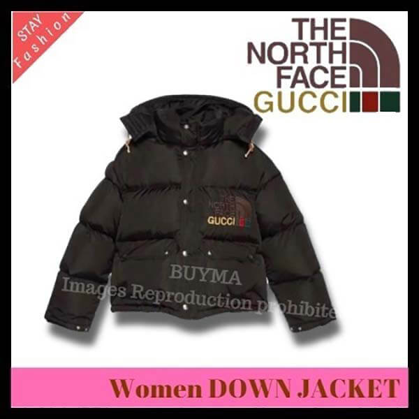 歴史的コラボ入手困難!グッチ×THE ノースフェイス Women DOWN JACKET