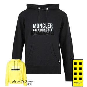 22SS★モンクレール パーカー スーパーコピー 7 Fragment フーディ Black［関税込］