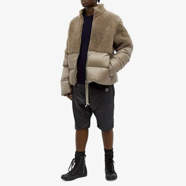 日本完売！大注目コラボ【MONCLER＋Rick Owens】COYOTE ボア ダウンジャケット09N1B50401A0161250