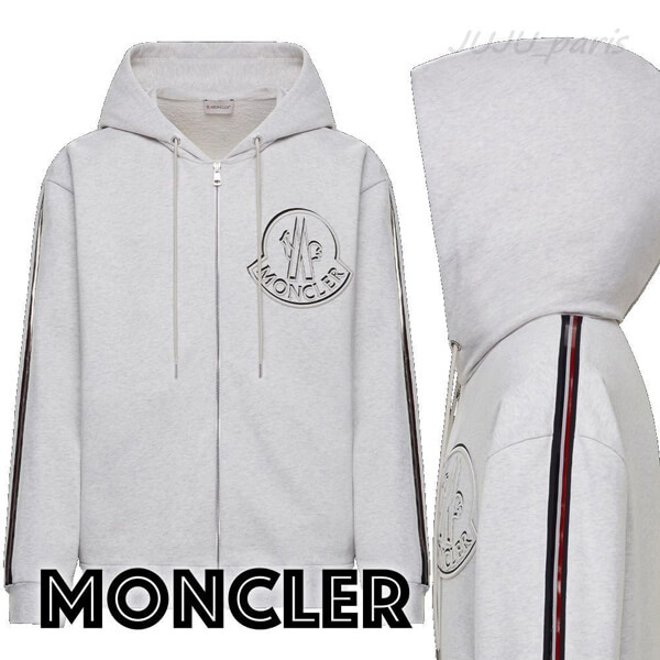 Moncler★2021SS★ロゴ刺繍入パーカー★関税送料込