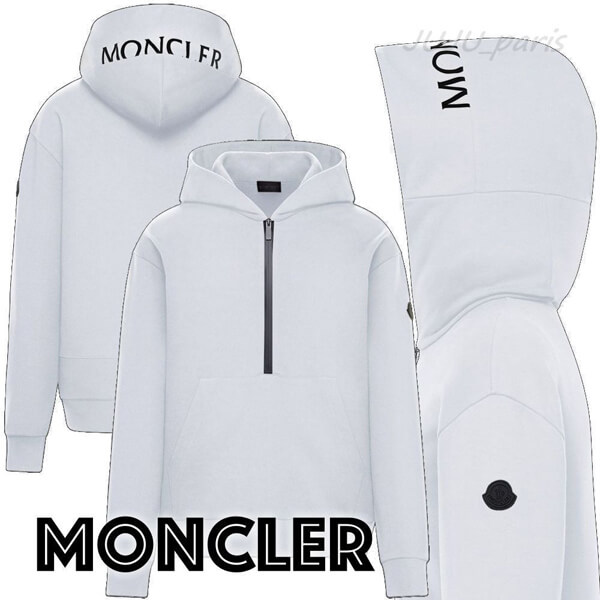 Moncler 2021SS★袖ロゴ★ロゴ入スウェットフーディ★関税送料込