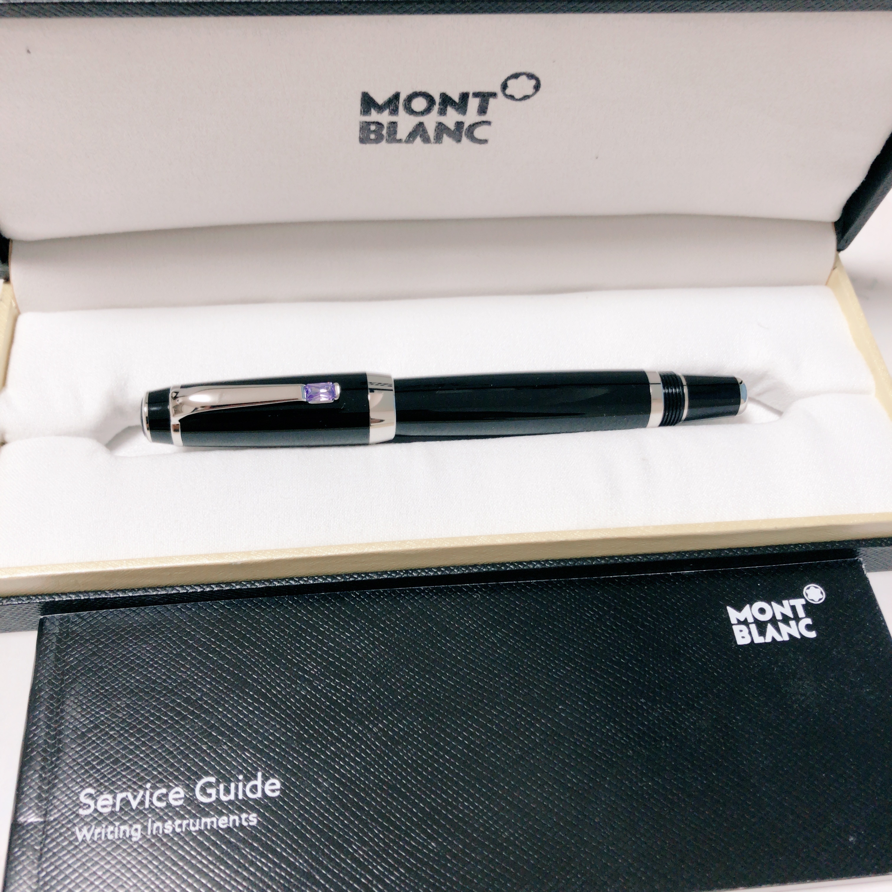 MONTBLANC [ モンブラン ]　25230　ボエム　ブルー　ボールペン　ブラック／プラチナ